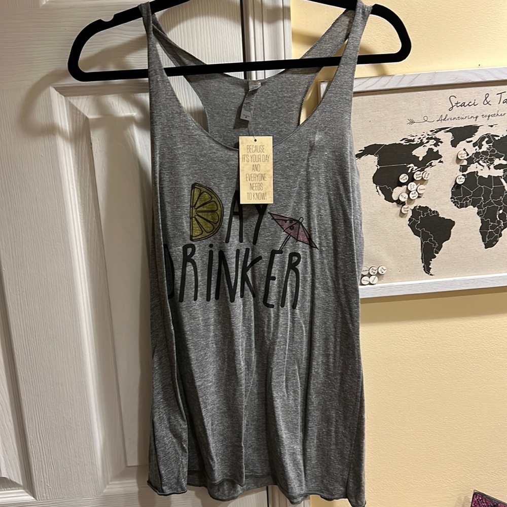 Day Drinker NWT tank top! Women’s size Medium.